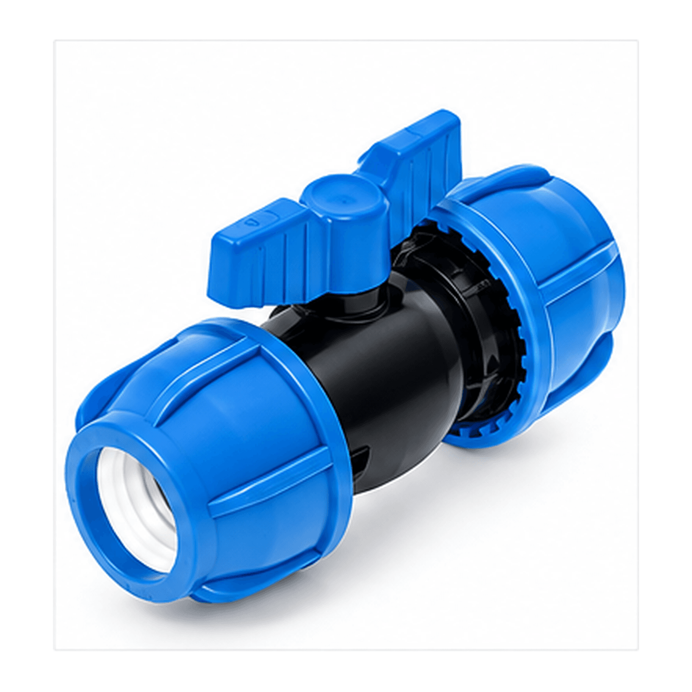 Válvula de União Dupla PP Compressão